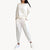 Lässiger lounge-dress - zwei-teiliges outfit für mühelose stil