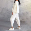 Lässiger lounge-dress - zwei-teiliges outfit für mühelose stil