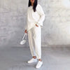 Lässiger lounge-dress - zwei-teiliges outfit für mühelose stil