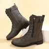 Schnürstiefel aus Kunst für Damen – langlebig und stilvoll