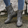Schnürstiefel aus Kunst für Damen – langlebig und stilvoll