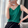 Satin camisole top - elegante ärmellose bluse für damen
