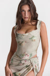 Blumenmaxikleid - edles abendkleid für damen