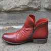 Stiefeletten aus Kunst – stylishe Damen Stiefel mit Reißverschluss