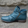 Stiefeletten aus Kunst – stylishe Damen Stiefel mit Reißverschluss