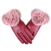 winterhandschuhe - stilvolle damenhandschuhe mit fellbesatz